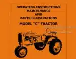 Photo 4 - Allis Chalmers Model C Operators Maintenance Manual Tractor