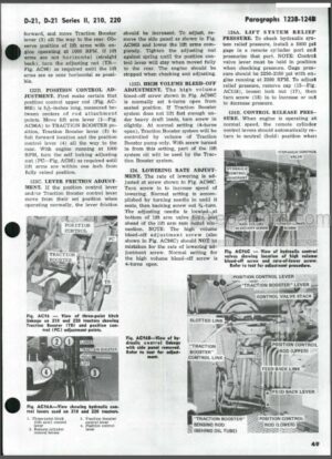 Photo 6 - Allis Chalmers 620 Series Operators Manual