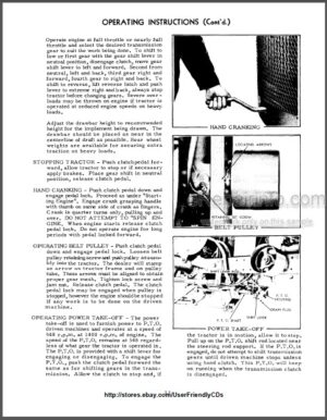 Photo 12 - Allis Chalmers WD WD-45 Service And Operating Instruction Manual Tractor