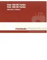 Photo 4 - Fiat 130.90 140.90 Operators Manual Tractor 06910113