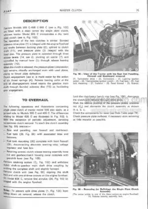 Photo 7 - Fiat 55-66 60-66 70-66 LP and DTLP Operators Manual Tractor 06910279