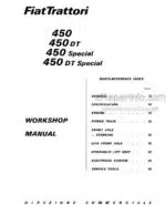 Photo 4 - Fiat 450 450DT 450 Special 450DT Special Workshop Manual Tractor 06910056