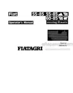 Photo 4 - Fiat 55-85 55-85 Operators Manual Steering O-Matic Tractor 06910176