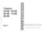Photo 4 - Fiat 55-88 60-88 65-88 70-88 80-88 and DT Operators Manual Tractor 06910284