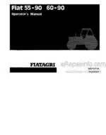 Photo 4 - Fiat 55-90 60-90 55-90 DT 60-90 DT Operators Manual Tractor 06910116
