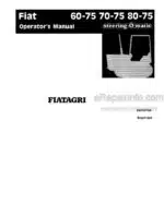 Photo 4 - Fiat 60-75 70-75 80-75 Operators Manual Steering O-Matic Tractor 06910158
