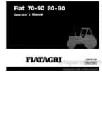 Photo 4 - Fiat 70-90 80-90 70-90DT 80-90DT Operators Manual Tractor 06910149