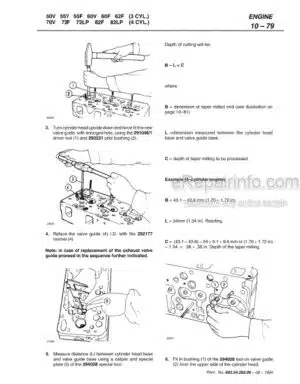 Photo 9 - Fiat 86 Series 50V 55V 55F 60V 60F 62F 70V 72F 72LP 82F 82LP Workshop Manual Tractor 06910107