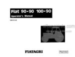 Photo 4 - Fiat 90-90 100-90 90-90DT 100-90DT Operators Manual And Hesston Supplement Tractor 06910148