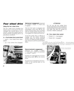 Photo 3 - Fiat F New Winner F100, F115, F130 TURBO, F140 TURBO Operators Manuals Tractor 06910288