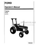 Photo 4 - Ford 1510 Operators Manual Tractor 42151010