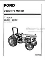 Photo 4 - Ford 250C 260C Operators Manual Tractor 42025020