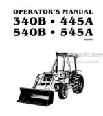 Photo 3 - Ford 340B 445A 540B 545A Operators Manual Tractor 42034012