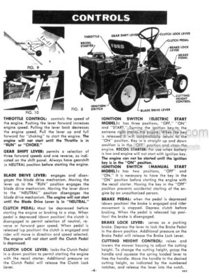 Photo 1 - Ford 51 61 66 Operators Manual Rider Mower Tractor 42005131