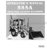 Photo 4 - Ford 555A Operators Manual Tractor Loader Backhoe 42005511