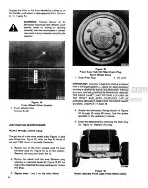 Photo 2 - Ford 555B Operators Manual Tractor Loader Backhoe 42055511