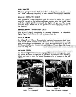 Photo 7 - Ford 555B Operators Manual Tractor Loader Backhoe 42055511