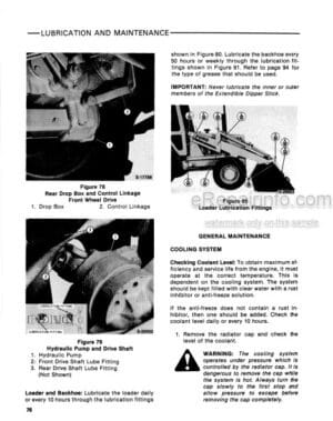 Photo 6 - Ford 755 Operators Manual Tractor Loader Backhoe 42075510