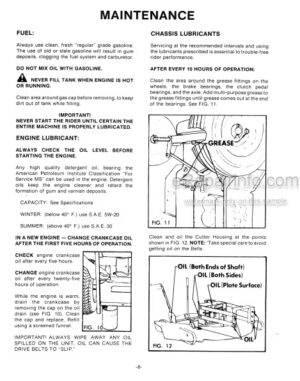 Photo 2 - Ford 830 1130 Operators Manual Rider Mower Tractor 42083020
