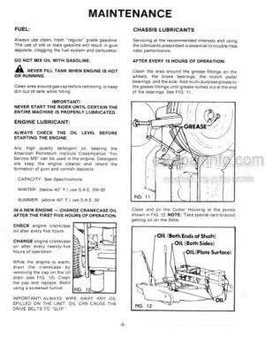 Photo 3 - Ford 830 1130 Operators Manual Rider Mower Tractor 42083020