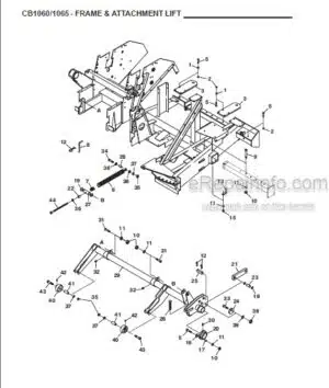 Photo 6 - Gehl 1287 Parts Manual Manure Spreader 907543