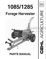 Photo 3 - Gehl 1085 1285 Parts Manual Forage Harvester 908157