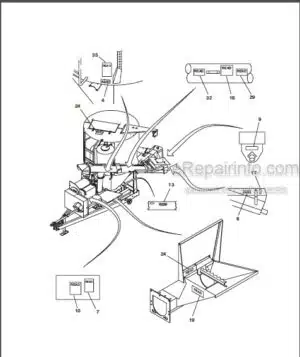 Photo 1 - Gehl 125 Service Parts Manual Mix-All Mixer Roller Mill