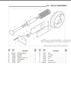 Photo 5 - Gehl 520 522 Parts Manual Finger Wheel Rakes 906157
