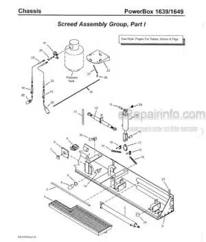 Photo 7 - Gehl 1083 Dynalift Parts Manual Telescopic Forklift 907366