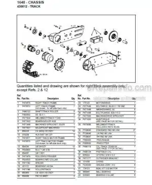 Photo 2 - Gehl 1648 Parts Manual Asphalt Paver