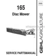 Photo 4 - Gehl 165 Service Parts Manual Disc Mower 906558