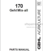 Photo 3 - Gehl 170 Parts Manual Mix-All Mixer Roller Mixer