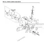 Photo 2 - Gehl 1710 Service Parts Manual Fixed Chamber Round Baler 906076