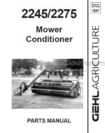 Photo 3 - Gehl 2245 2275 Parts Manual Mower Conditioner 907094