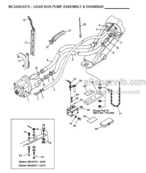 Photo 5 - Gehl 2245 2275 Parts Manual Mower Conditioner 907094
