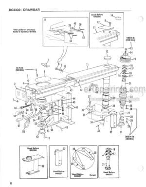Photo 8 - Gehl 2330 Service Parts Manual Disc Mower Conditioner 904227