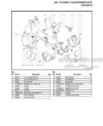 Photo 2 - Gehl 280 Parts Manual All Wheel Steer Loader 918113
