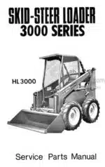 Photo 3 - Gehl 3000 Series HL3000 Service Parts Manual Skid-Steer Loader 901939