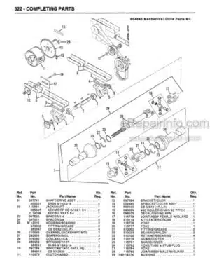 Photo 7 - Gehl RS10-44 RS10-55 RS12-42 Parts Manual Telescopic Handler 913322