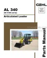Photo 4 - Gehl 340 Parts Manual Articulated Loader 918413