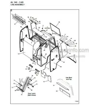Photo 12 - Gehl 340 Parts Manual Articulated Loader 918413