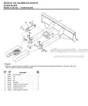 Photo 7 - Gehl 165 Service Parts Manual Disc Mower 906558