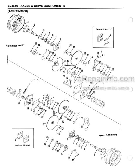 Gehl 4610 Service Parts Manual Skid Loader 906014