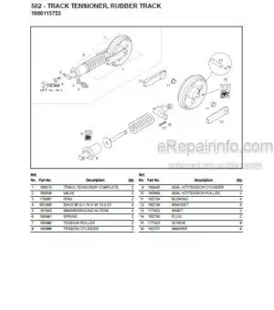 Photo 6 - Gehl 1083 Dynalift Parts Manual Telescopic Forklift 907366
