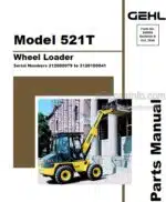 Photo 3 - Gehl 521T Parts Manual Wheel Loader 909884