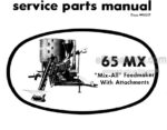 Photo 4 - Gehl 65MX Service Parts Manual Mix-All Feedmaker With Attachments #903517