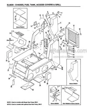 Photo 6 - Gehl HA600 Service Parts Manual Quick-Switch Hay Attachment 042704