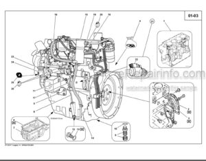 Photo 2 - Gehl 721T Parts Manual Wheel Loader 909888