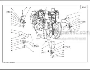 Photo 3 - Gehl 721 Parts Manual Wheel Loader 909886
