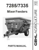Photo 4 - Gehl 7285 7335 Parts Manual Mixer Feeder 907101
